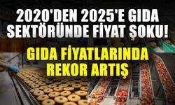 2020'den 2025'e gıda sektöründe fiyat şoku! Gıda fiyatlarında rekor artış