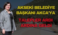 Akseki Belediye Başkanı Akca’ya talepler ardı ardına geldi