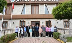 Kaymakam Dervişoğlu ve Başkan Kocagöz, Şefkat ve Huzurevi’ni ziyaret etti