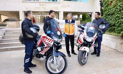 Mersin'de motorize ambulanslar hizmete girdi