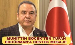 Muhittin Böcek’ten KKTC Cumhurbaşkanı Tufan Erhürman’a destek mesajı!