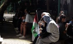 Muratpaşa Camii’nde vatandaşlar Filistin için toplandı