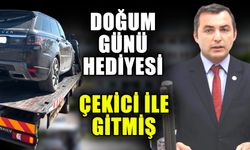 Doğum günü hediyesi çekici ile gitmiş... Kara'dan oğluna avantalı jest