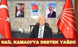 CHP Antalya İl Başkanı seçilen Nail Kamacı'ya destek yağdı!