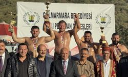 Sarı fırtınaya Gölmarmara morali... Antalyalı başpehlivan İsmail Balaban sezonu madalya ile kapattı