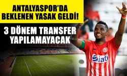 Antalyaspor’da beklenen yasak geldi! 3 dönem transfer yapılamayacak