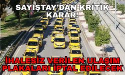 Sayıştay'dan ulaşım plakalarına ilişkin kritik karar... İhalesiz verilen ulaşım plakaları iptal edilecek