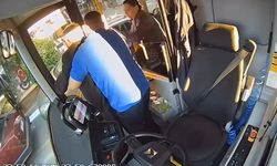 Otobüs de fenalaşan yolcuyu şoför kurtardı