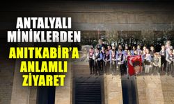 Antalyalı miniklerden Anıtkabir’a anlamlı ziyaret