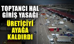 Toptancı hal giriş yasağı üreticiyi ayağa kaldırdı