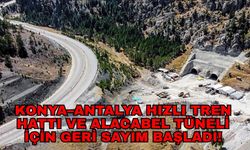 Konya–Antalya hızlı tren hattı ve Alacabel Tüneli için geri sayım başladı! MHP’li Kalaycı açılış tarihini sordu