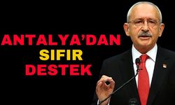 Kılıçdaroğlu’na Antalya’dan destek yok…