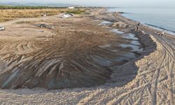 Antalya'da kum hırsızları sahilleri talan etti