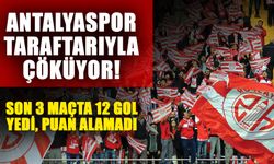 Antalyaspor taraftarıyla çöküyor! Son 3 maçta 12 gol yedi, puan alamadı