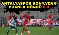 Antalyaspor Konya’dan puanla döndü 0-0