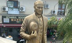 Atatürk heykeli restore edildi
