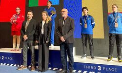 Avrupa ikincisi Yağmur Eryurt’tan Başkan Vekili Çiçek’e ziyaret