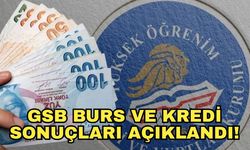 GSB burs ve kredi sonuçları açıklandı!