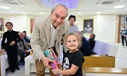 Başkan Kocagöz’ü duygulandıran minik ziyaretçi