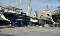 Bodrum'da yat bakımında yoğun sezon; tersaneler doldu