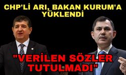 CHP'li Arı, Bakan Kurum'a yüklendi... "Verilen sözler tutulmadı"