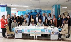 Denizli’de mavi balonlar gökyüzüne bırakıldı