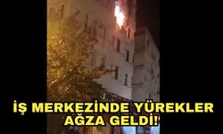 Muratpaşa'da iş merkezinde yürekler ağza geldi!