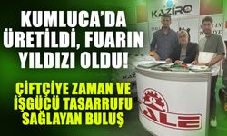 Kumluca’da üretildi, fuarın yıldızı oldu! Çiftçiye zaman ve işgücü tasarrufu sağlayan buluş