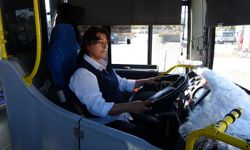 Kadın halk otobüsü şoförüne kabus yaşattı