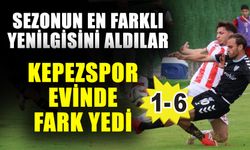 Sezonun en farklı yenilgisini aldılar ... Kepezspor evinde fark yedi 1-6