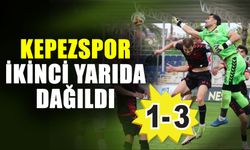Kepezspor ikinci yarıda dağıldı; 1-3