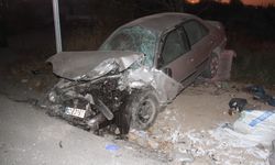 Konya’da traktör ile otomobil çarpıştı