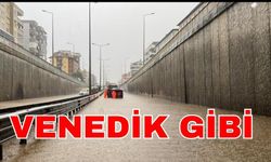 Alanya sokakları Venedik gibi... Görenler gözlerine inanamadı