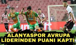 Alanyaspor Avrupa liderinden puanı kaptı 1-1