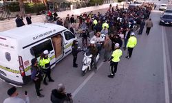 Antalya’da sürücülere 400 kask dağıtıldı