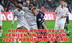 Kupada Konya’ya 1-0 yenilen Antalyaspor, 2025’i kabus gibi bitirdi