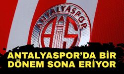 Antalyaspor’da bir dönem sona eriyor