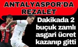 Ekonomik darboğazdaki Antalyaspor’un özeti! Dakikada 2 buçuk zamlı asgari ücret kazanıp gitti