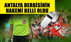 Antalya derbisinin hakemi belli oldu