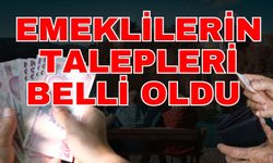 Emeklilerin talepleri belli oldu