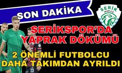 Serikspor’da yaprak dökümü sürüyor! 2 önemli futbolcu daha takımdan ayrıldı