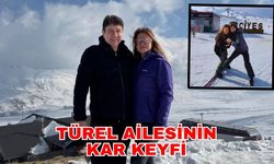 Türel ailesinin kar keyfi