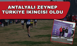 Antalyalı Zeynep Türkiye ikincisi oldu