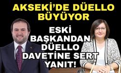 Akseki’de düello büyüyor... Eski başkandan düello davetine sert yanıt