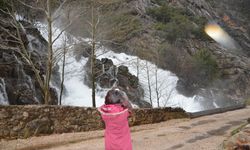 Antalya’ya bereket yağdı şelaleler coştu