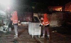 Soğuk hava nedeniyle gece temizlik çalışmaları durduruldu