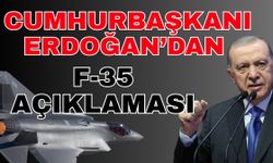 Cumhurbaşkanı Erdoğan’dan F-35 açıklaması