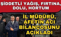 Antalya’da şiddetli yağış, fırtına, dolu, hortum! İl müdürü, afetin acı bilançosunu açıkladı