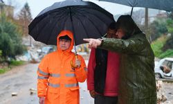 Finike kuvvetli yağışa karşı teyakkuzda