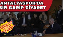 Antalyaspor’da bir garip ziyaret…